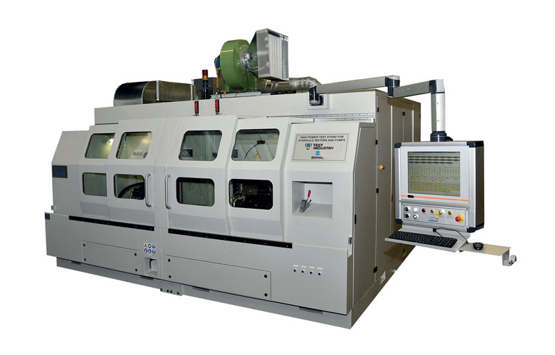 Il banco prova frutto della sinergia tra Test Industry-Bimal e Bosch Rexroth Il banco prova frutto della sinergia tra Test Industry-Bimal e Bosch Rexroth
