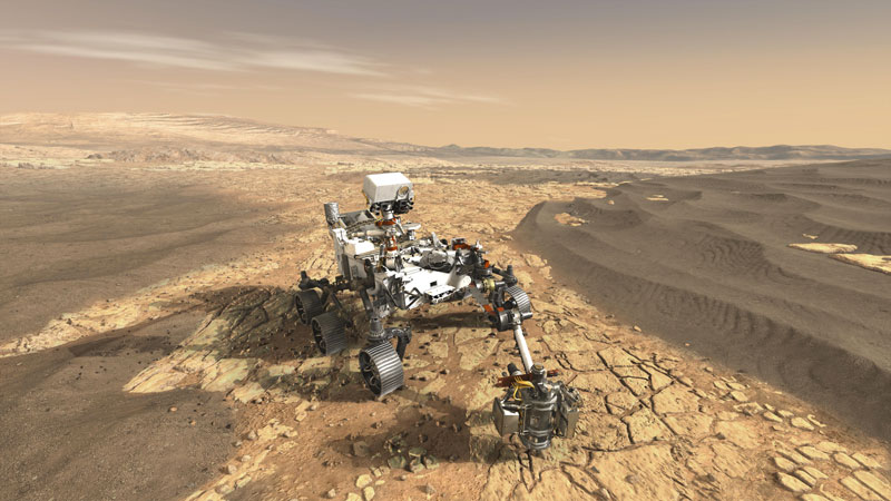 Anche i cuscinetti aiutano il rover Perseverance