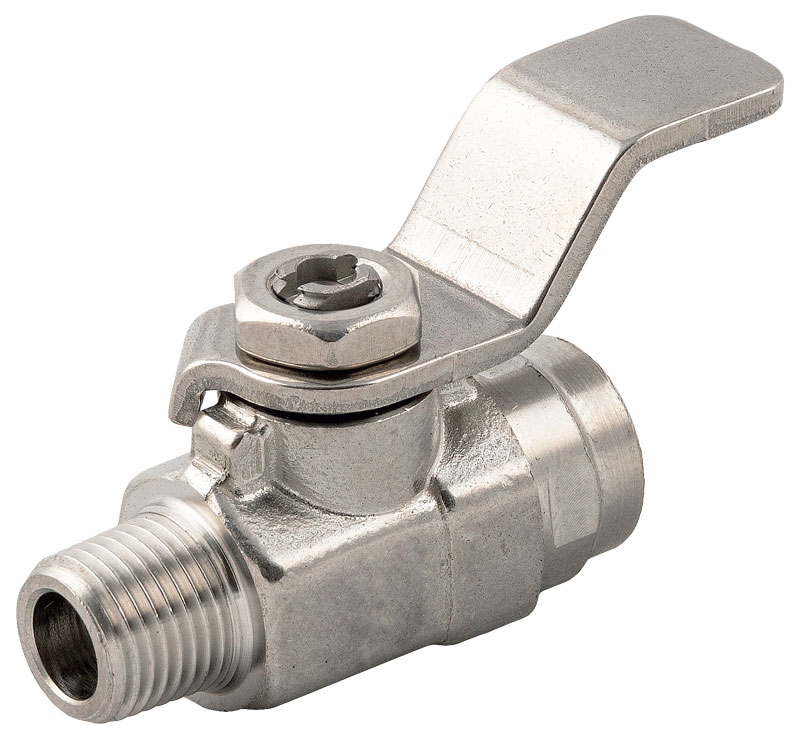 With the Ghinox series Aignep offers mini ball valves featuring compact dimensions, made entirely of AISI 316L.