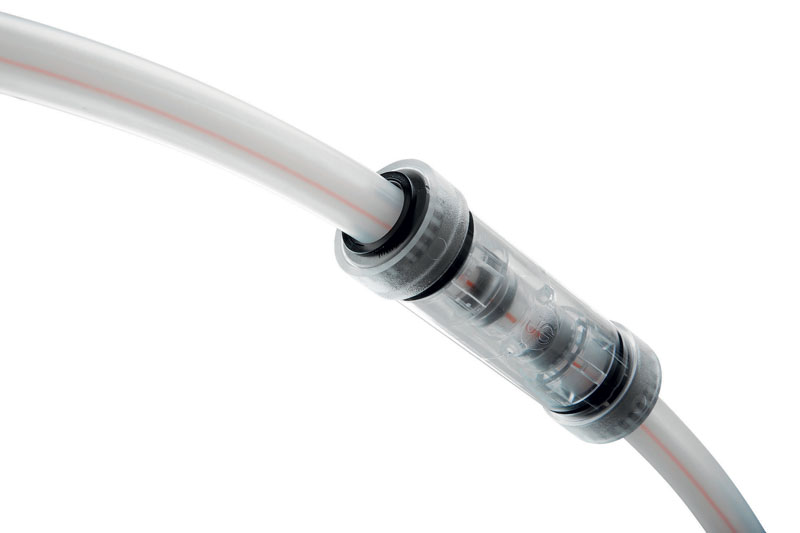 JG PolarClean range of coaxial hose technology for beer cooling, in elbow and flat configurations.