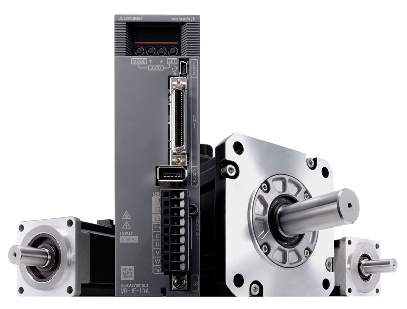 Mitsubishi Electric’s MR-JE family of servo systems.