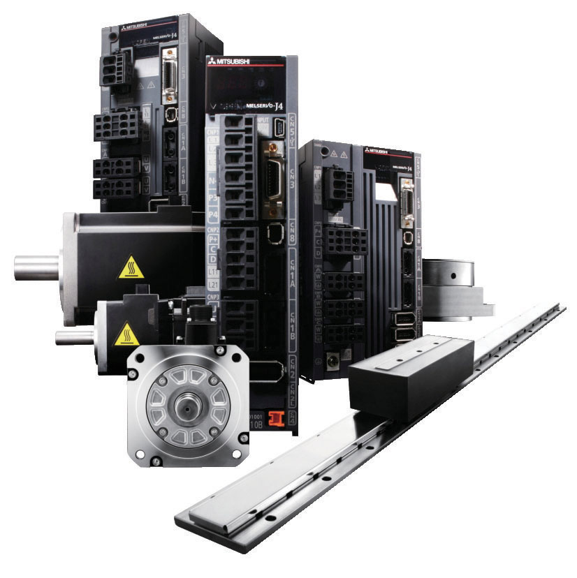 Melservo MR-J4 family servomotors guarantee maximum positioning accuracy and speed thanks to the 22-bit resolution absolute encoder (over 4 million pulses/revolution) integrated as standard.