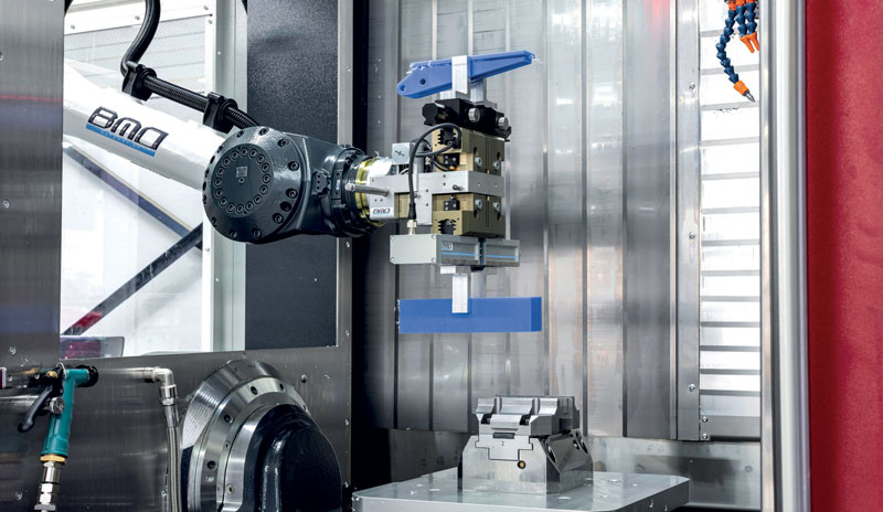 Le celle robotizzate di BMO Automation sono equipaggiate con pinze servocomandate che integrano i servomotori brushless di Faulhaber.