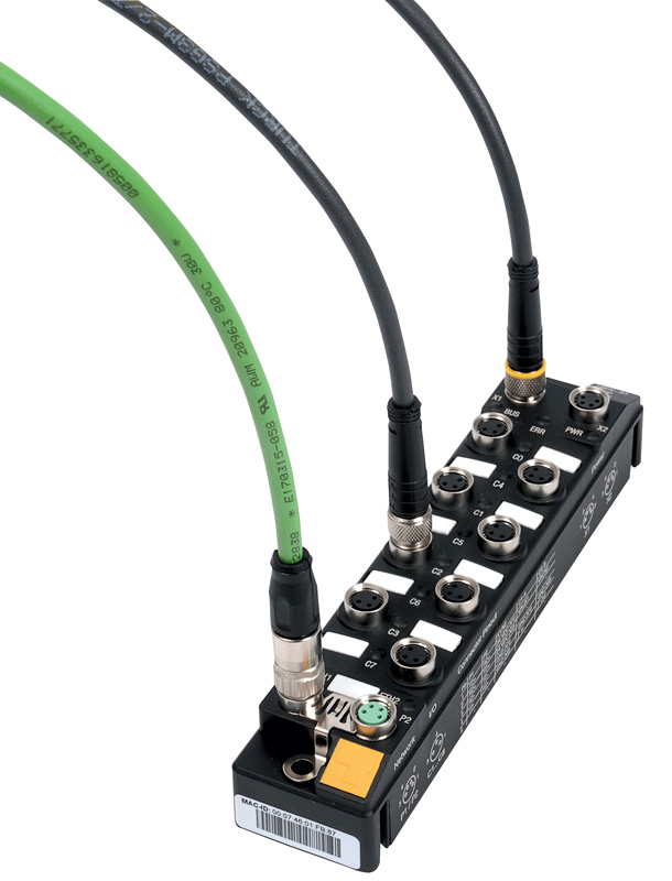 L'interfaccia RFID TBEN-S2-2RFID-4DXP di Turck Banner.