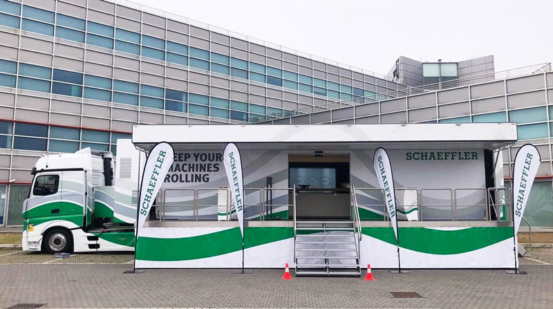 Il Truck Schaeffler, con le novità in campo manutenzione, conclude il suo tour in Italia