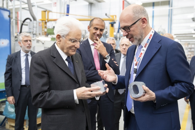 Il Presidente della Repubblica celebra il Distretto meccatronico reggiano in casa Walvoil