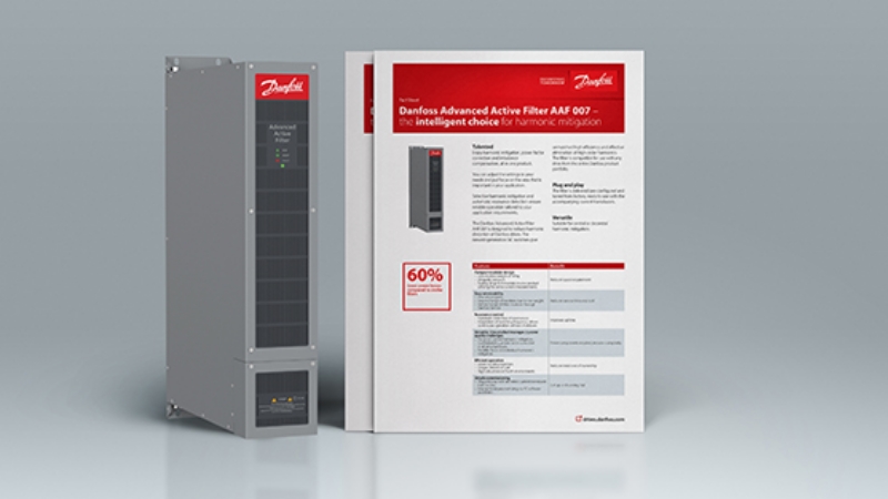 Mitigazione armonica con il filtro attivo Danfoss