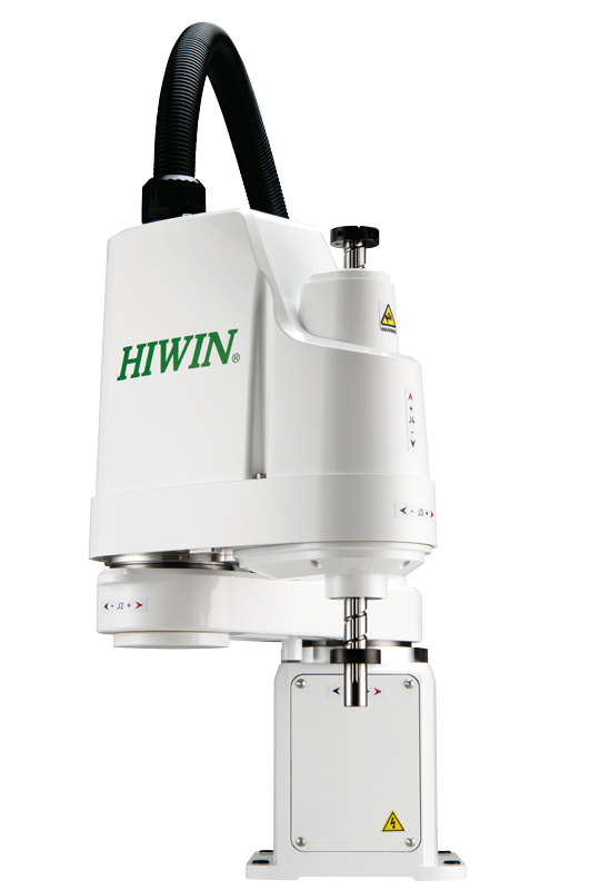 I robot SCARA e antropomorfi Hiwin nascono come modelli standard, ma si integrano in maniera modulare con altri prodotti della gamma HIWIN.