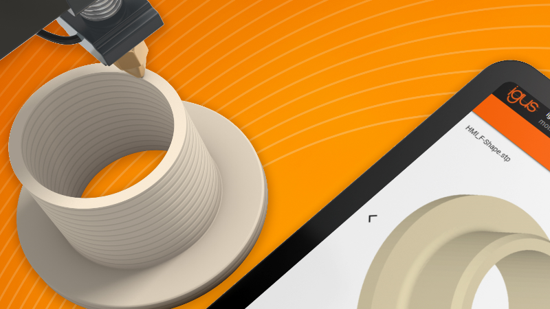 igus potenzia il servizio di stampa 3D