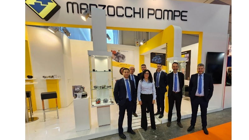 Le pompe a ingranaggi e i motori MARZOCCHI POMPE in mostra alla EIMA