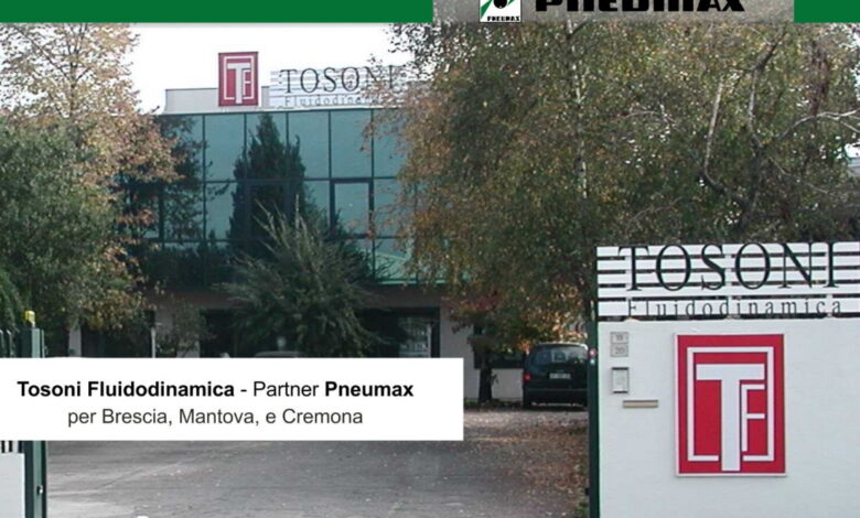 Tosoni Fluidodinamica S.r.l. diventa nuovo distributore Pneumax