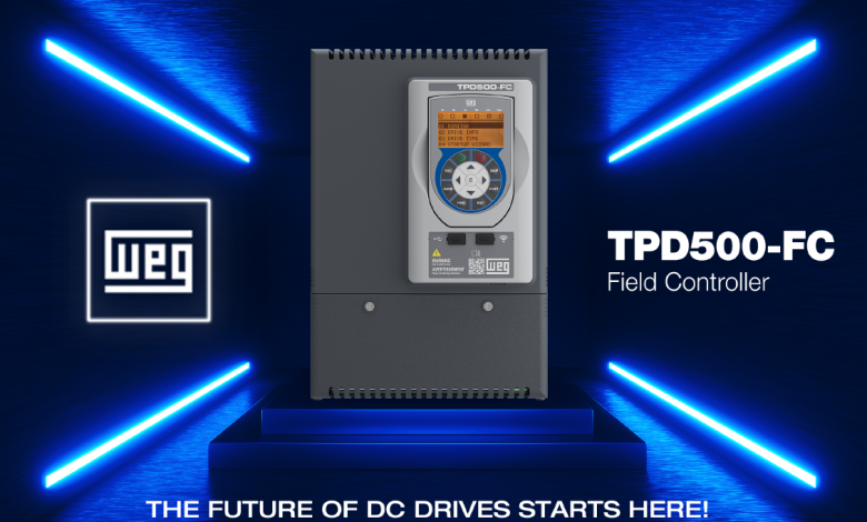 WEG amplia la famiglia TPD500 con il nuovo TPD500-FC, progettato per il controllo preciso di carichi in corrente continua altamente induttivi.