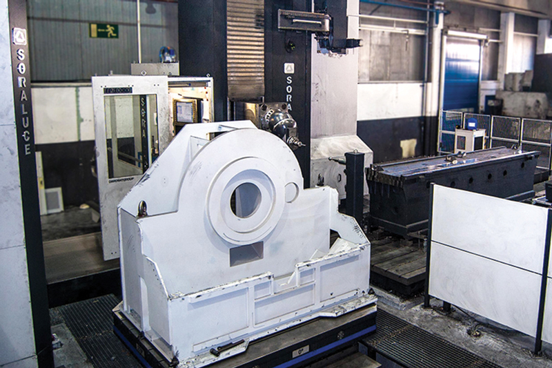 All’interno del suo reparto di produzione, Eusko ha installato tre fresatrici a montante mobile Soraluce (una SP 6000, una FS 8000 e una FP 10000), tutte equipaggiabili con il sistema DWS®.
