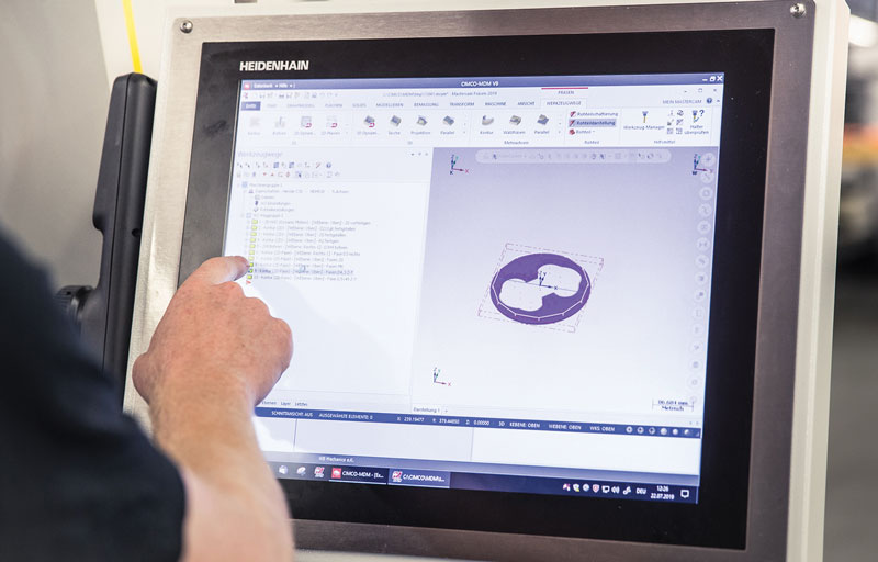 Con Remote Desktop Manager il programma CAM è disponibile sul controllo numerico.