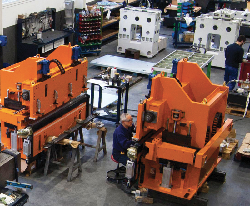Vista del reparto produttivo di Eusko.