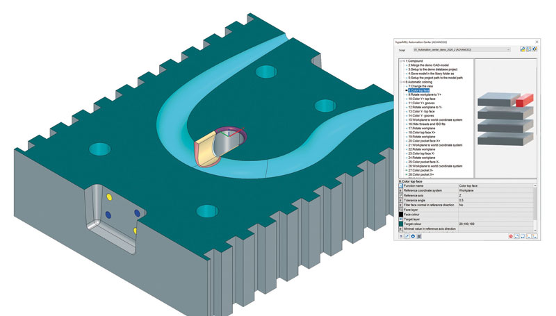 La progettazione parametrica in hyperCAD®-S permette, partendo da un modello iniziale, di creare diverse varianti di varie dimensioni.