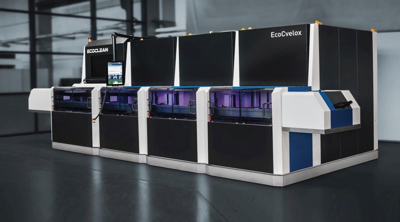 EcoCvelox combina le operazioni di sbavatura e lavaggio con un’automazione molto rapida, eseguibili in modo efficiente in un unico impianto.