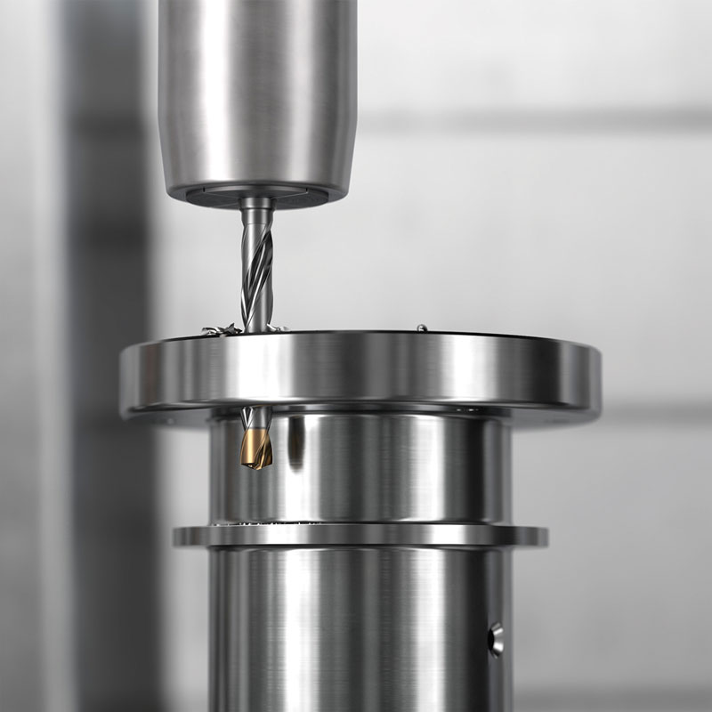 CoroDrill® 860-GM può lavorare diversi gruppi di materiali: ISO-P,  ISO-M, ISO-K, ISO-N. 