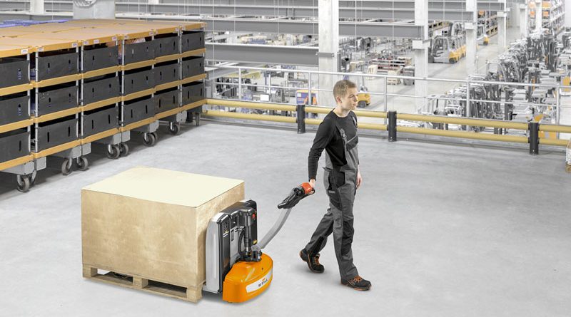 Compatto quanto un transpallet manuale