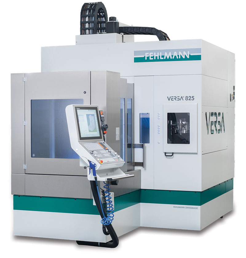 Nonostante il peso superi le 10 tonnellate, il centro Fehlmann VERSA 825 resta una macchina molto compatta.