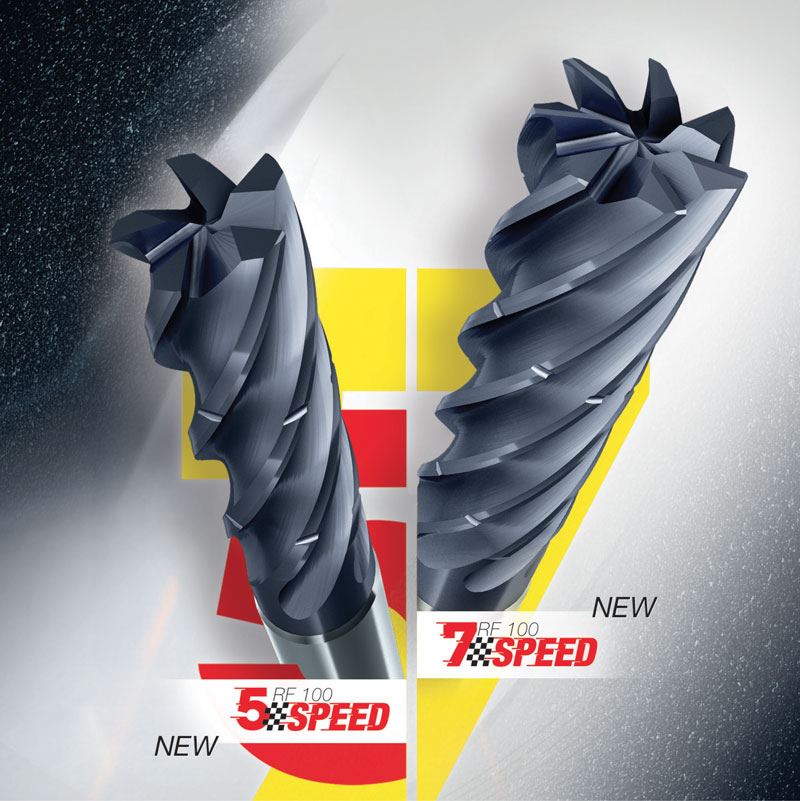 Grazie all’aumento del numero di denti dei modelli 5 Speed e 7 Speed, è possibile garantire elevate velocità di avanzamento e lunga durata anche in presenza di materiali difficili da lavorare.