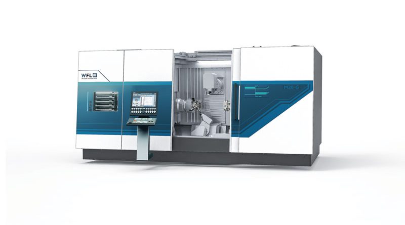 La parte frontale del centro M20 MILLTURN è in vetro temperato con un display integrato che riporta i dati prestazionali più importanti della macchina.