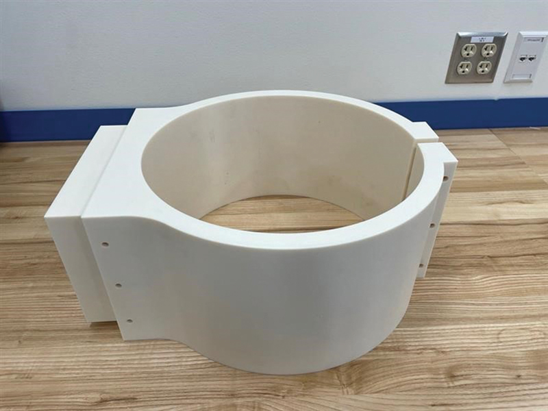Daikin utilizza F770 anche per stampare i morsetti degli ugelli utilizzati nelle camere di prova Daikin. (Foto: Stratasys).