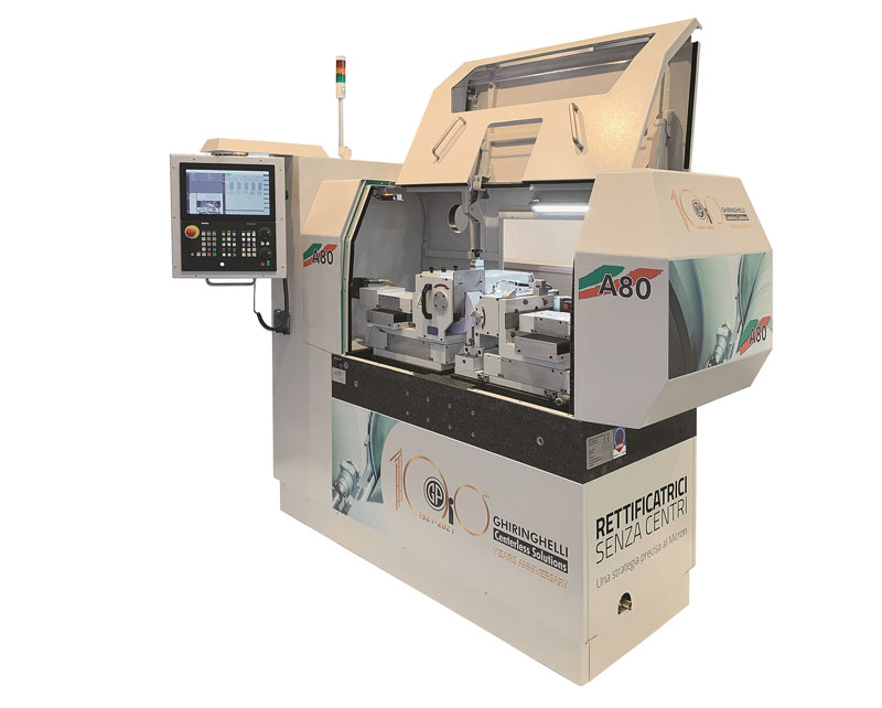 A governare la nuova rettificatrice è un CNC Siemens 840D SL dotato di schermo da 15” montato su un’apposita consolle orientabile.