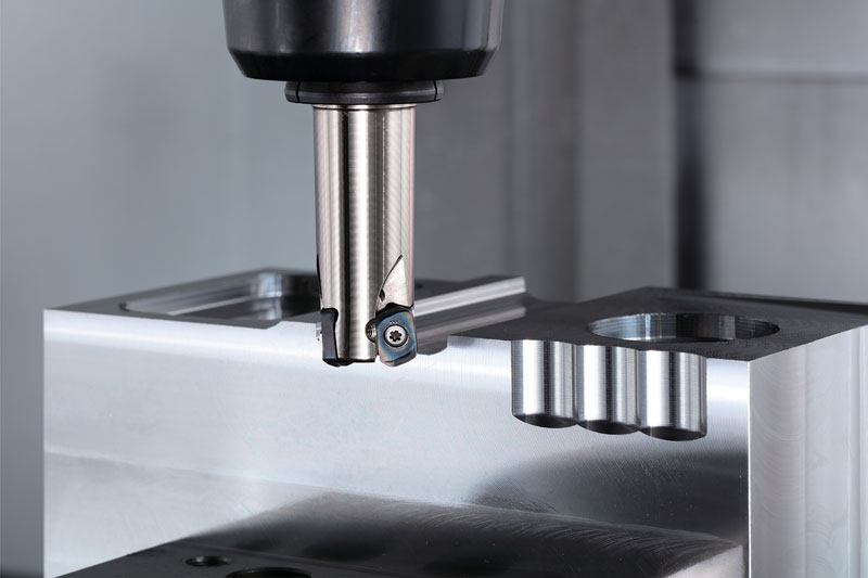 MFH Boost è adatta a fresature a elevato avanzamento e ampia profondità di passata. La gamma di portautensili MFH boost comprende frese a spianare, frese modulari e a candela.