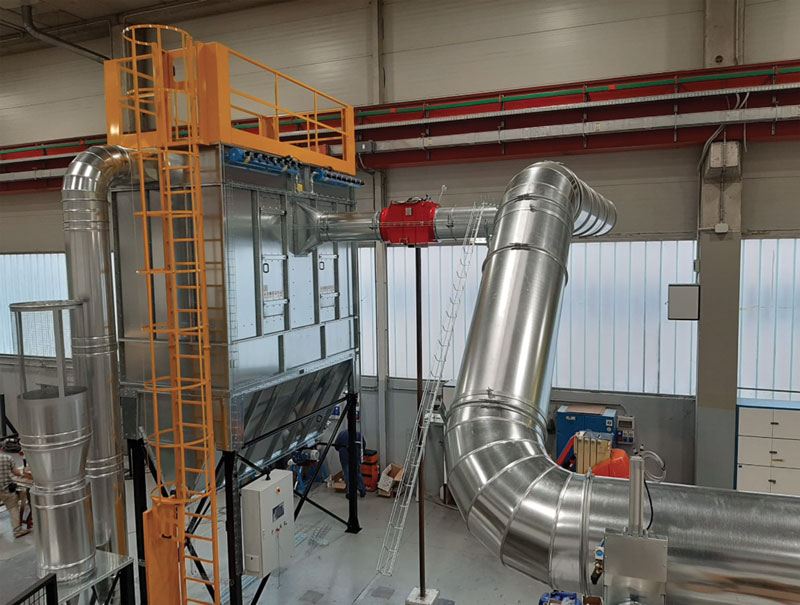 L’impianto è stato realizzato secondo la direttiva ATEX (ATmosphere EXplosive) che stabilisce i requisiti per garantire la sicurezza di prodotti e impianti impiegati in atmosfere a rischio di esplosione.