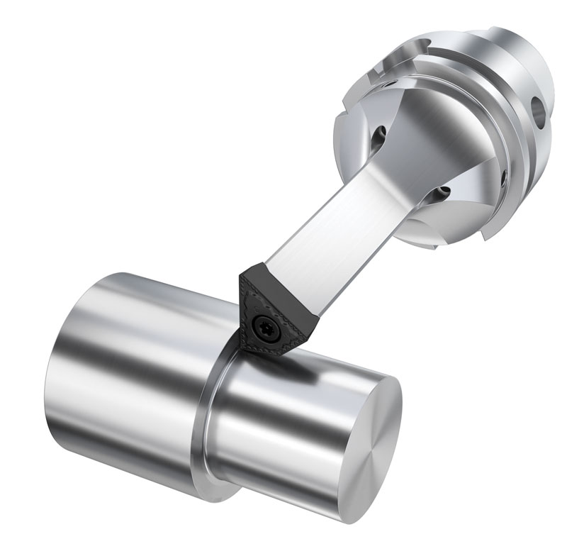 Con il sistema High Dynamic Turning (HDT) abbinato all’utensile dinamico FreeTurn si sfruttano i 360° di flessibilità del mandrino in tornitura.