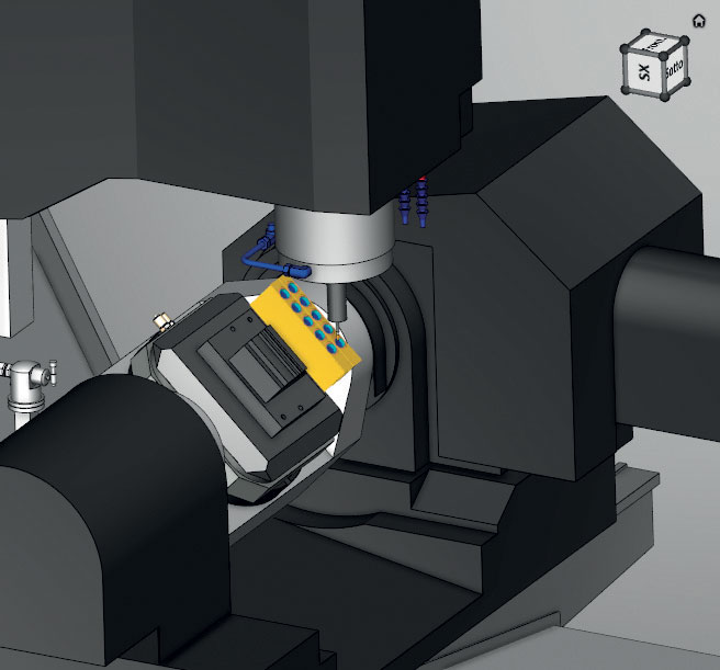 Uno dei plus dell’utilizzo del software di CGTech è la possibilità di progettare attrezzature particolari già simulandone gli ingombri ancor prima di realizzarle”, afferma Tofanelli. Uno dei plus dell’utilizzo del software di CGTech è la possibilità di progettare attrezzature particolari già simulandone gli ingombri ancor prima di realizzarle”, afferma Tofanelli.