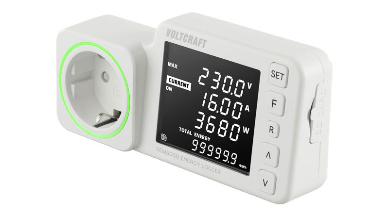 Conrad Electronic: nuovo misuratore di costi energetici con data logger