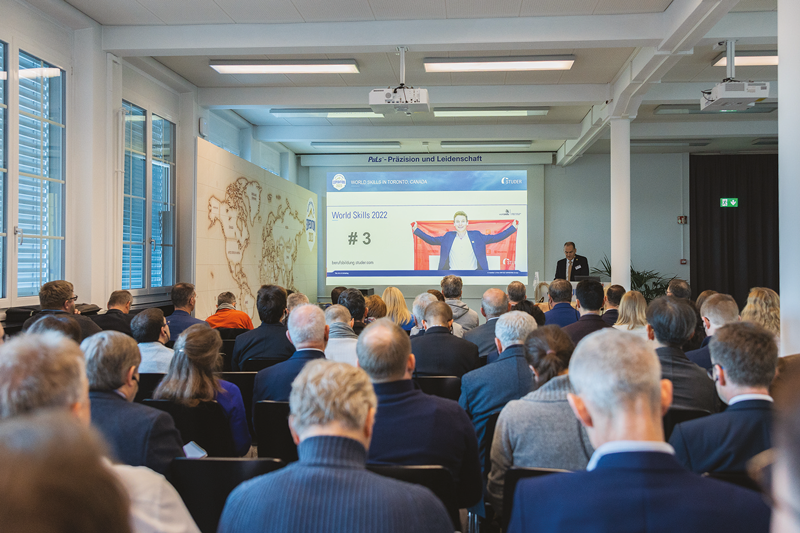 Per riscaldare lo stabilimento di Steffisburg Studer utilizza energia pulita proveniente dallo smaltimento dei rifiuti.